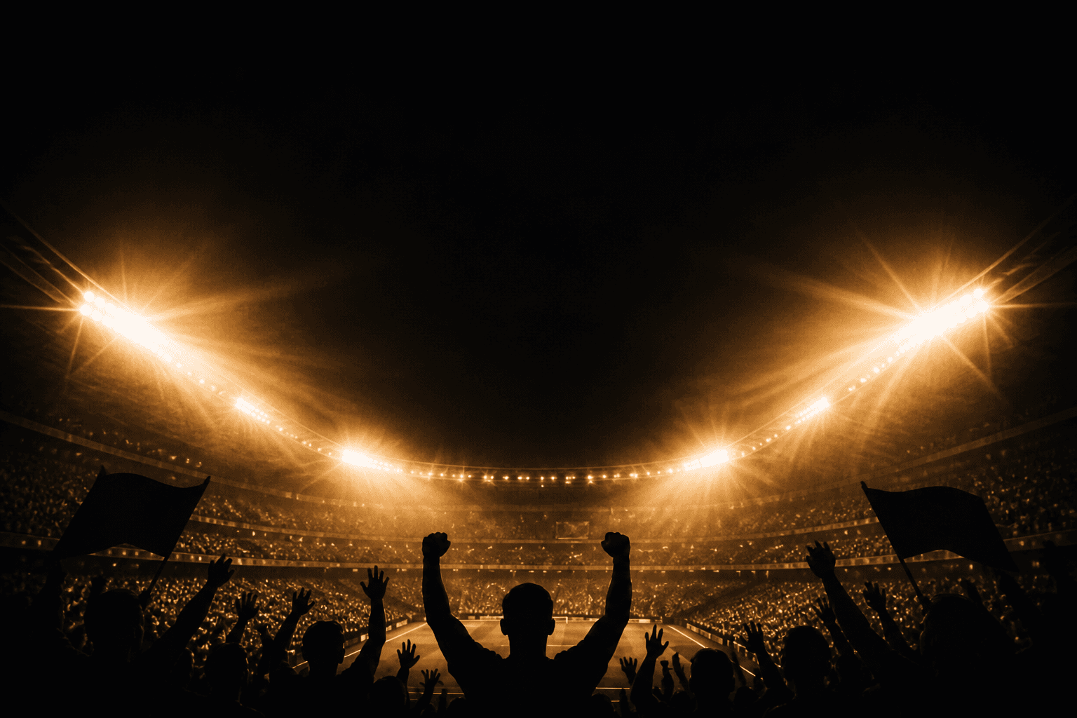 Taraftar App — Hero floodlight