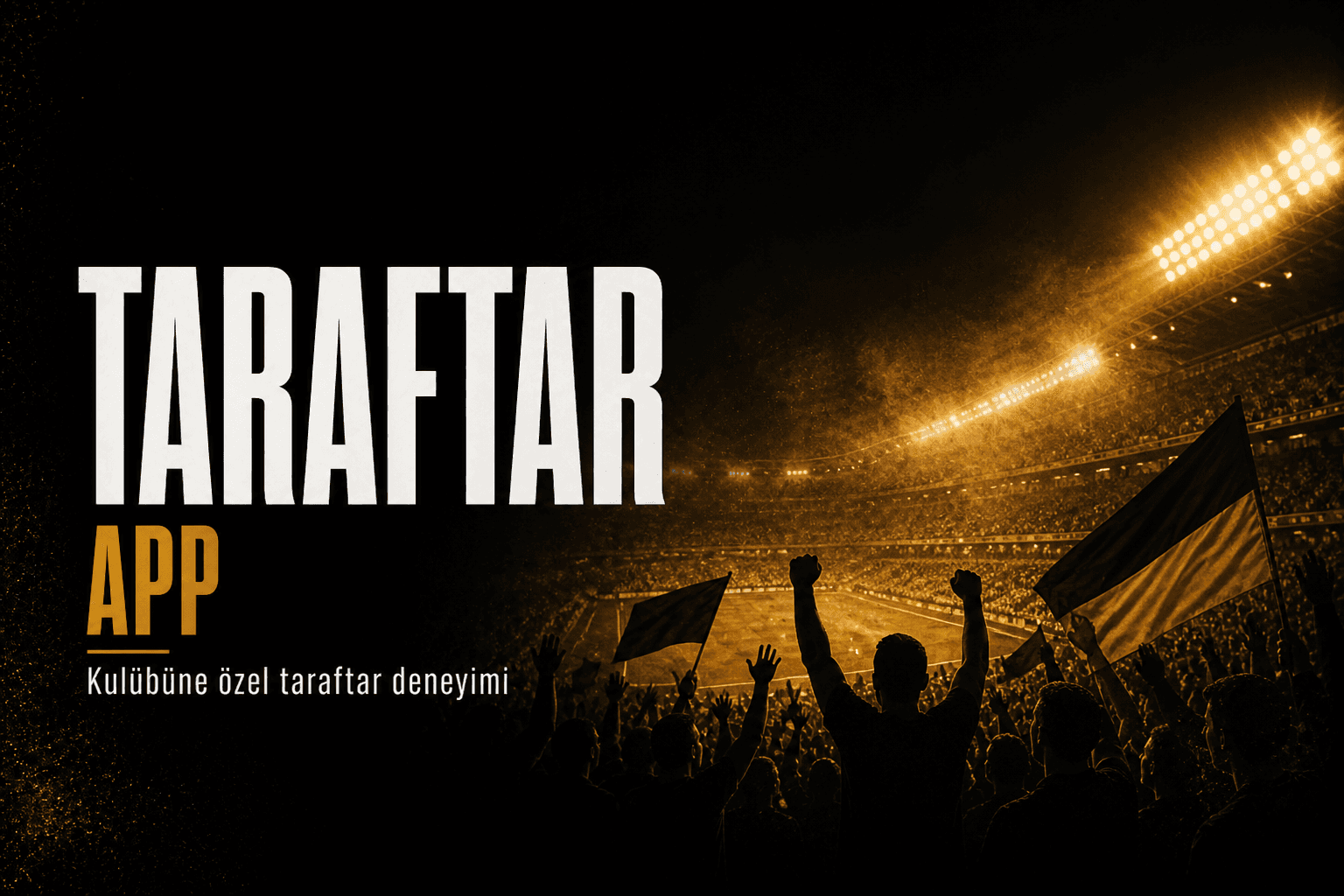 Taraftar App — Cover Banner